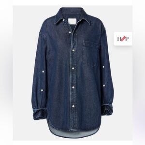 CITIZENS OF HUMANITY dark denim Kayla denim shirt xs